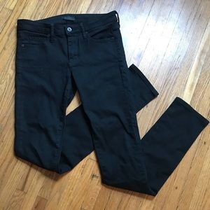 Uniqlo Low Waist Slim Black Jeans